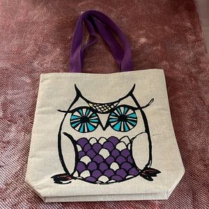 Owl Canvas tote